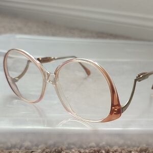 Oleg Cassini Pink and Gold Women's Glasses